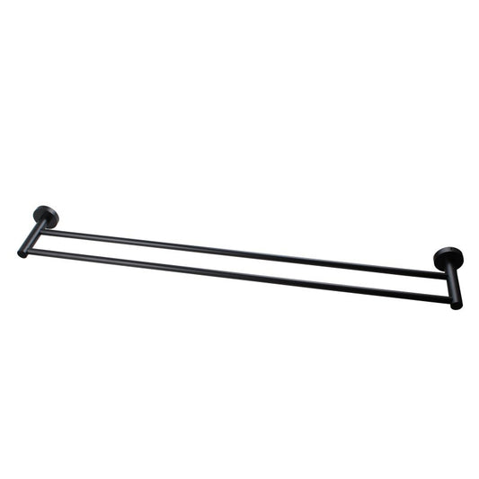 LUCID PIN Series Black Double Towel Rail Rail 790mm