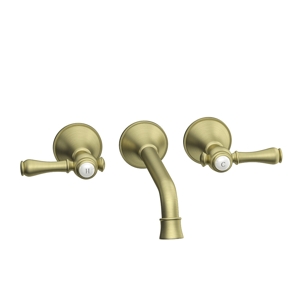 Augustine Wall Basin/Bath Set - PVD Gold