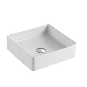 375mmx375mm Above Counter Basin - Matte White