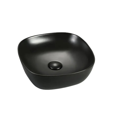370mmx370mm Above Counter Basin - Matte Black