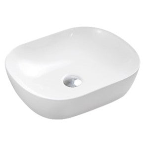 490mmx400mm Above Counter Basin - Gloss White