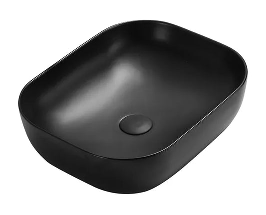 490mmx400mm Above Counter Basin - Matte Black