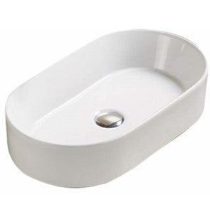 525mmx300mm Above Counter Basin - Gloss White