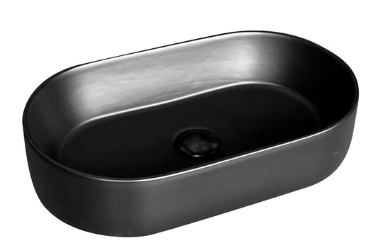 525mmx300mm Above Counter Basin - Matte Black
