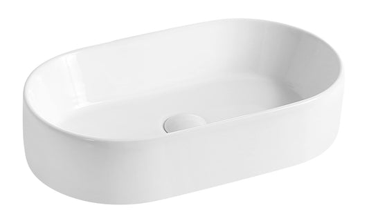 525mmx300mm Above Counter Basin - Matte White