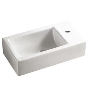 500mmx250mm Above Counter Basin - Gloss White