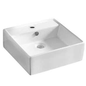 460mmx460mm Above Counter Basin - Gloss White