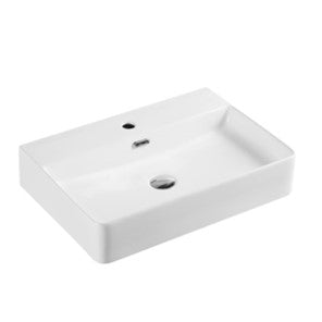 600mmx420mm Above Counter Basin - Gloss White