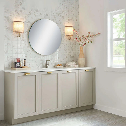 Non-Iuminous Pencil Edge Round Mirror-
D600mm