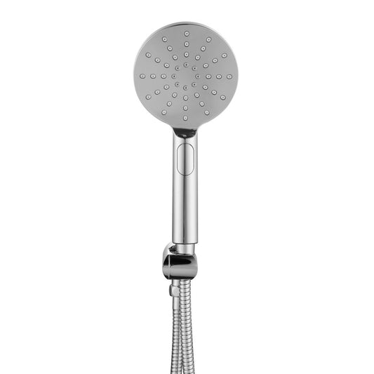 Mica Wide Hand Shower On Wall Bracket - Chrome