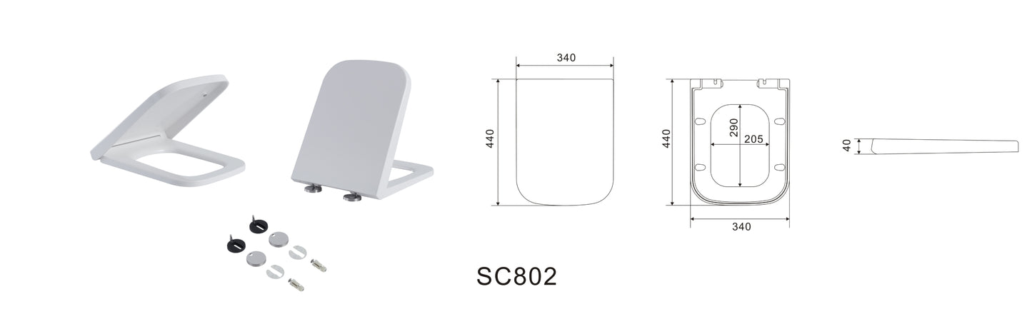 Seat Cover 003, 103, and 303 Seat cover Fixing Screw Code: K05