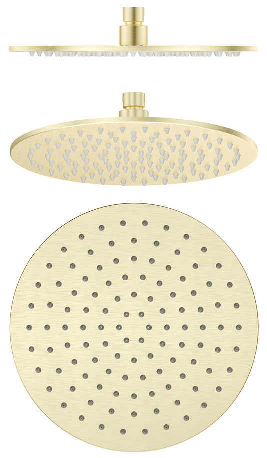 Mica Shower Head - 250mm - French Gold