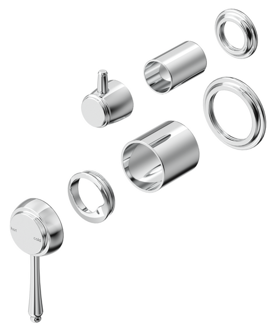 Mica Heritage Mixer Diverter - 2P - TRIM KIT- Chrome