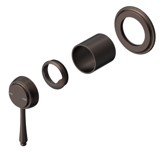 Mica Heritage Shower Mixer - TRIM KIT - Dusk Bronze