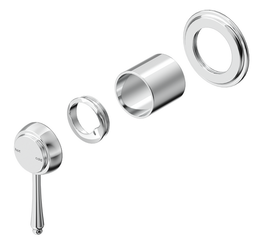Mica Heritage Shower Mixer - TRIM KIT - Chrome