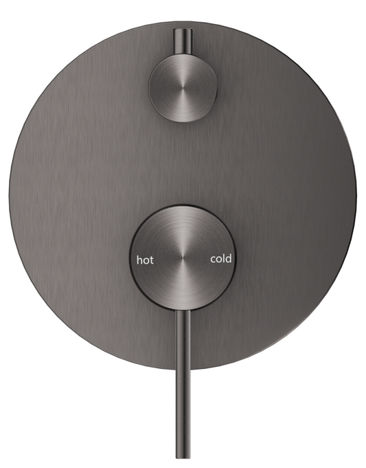 Mica Shower Mixer Diverter - 1P - TRIM KIT - Gunmetal