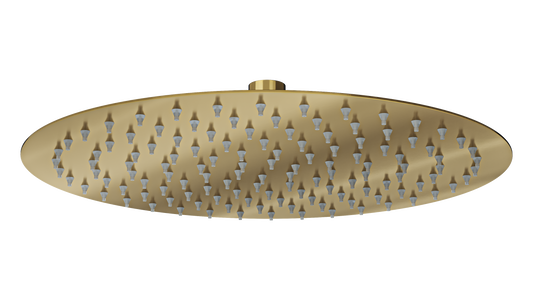 Soul 300mm Round Shower Head - Brushed Brass