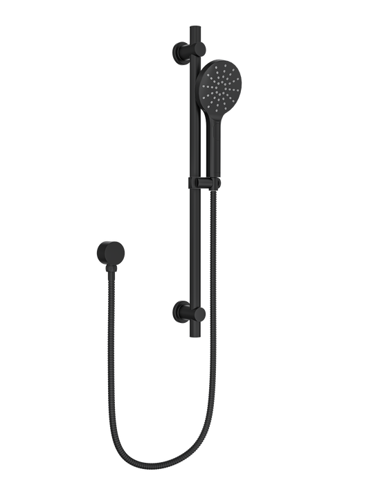 Souljet Sliding Shower Rail - Matte Black
