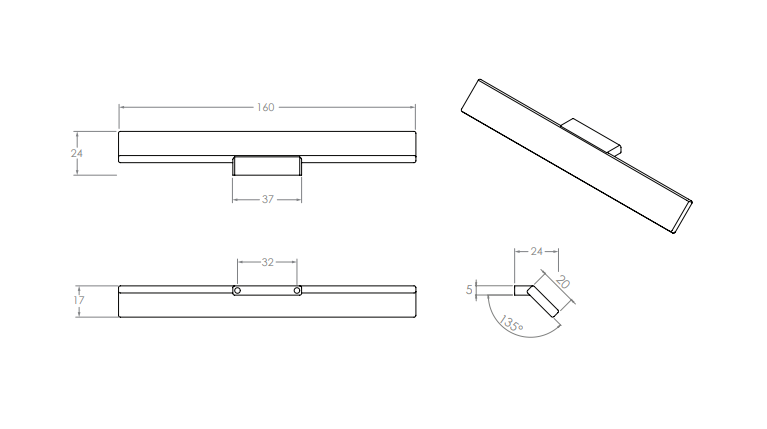 Hammer Handle 32 cc Brush Nickel