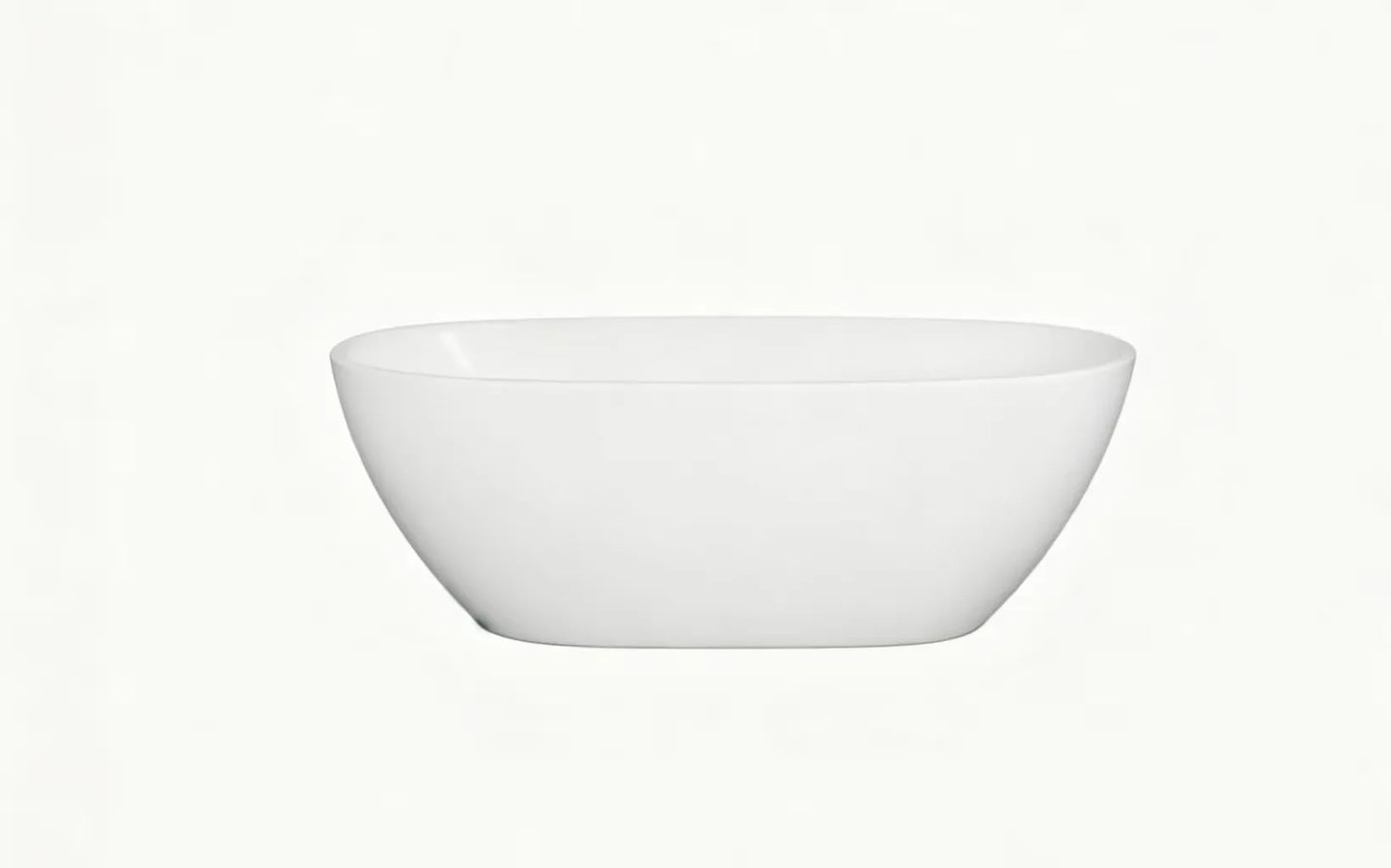1700mm Freestanding Bathtub - No Overflow - Matte White