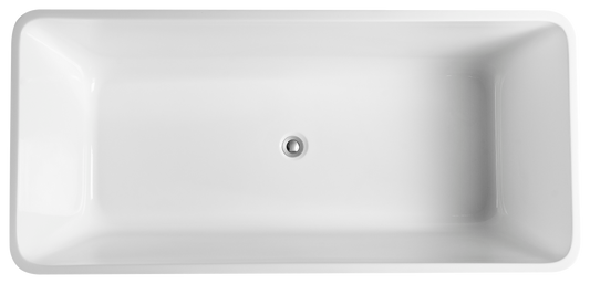 1400mm Freestanding Bathtub - Gloss White