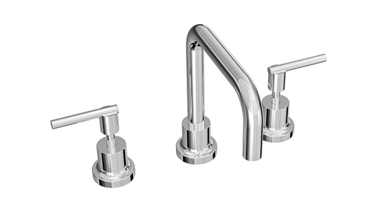 Tre Lever Handle Basin Set - Chrome