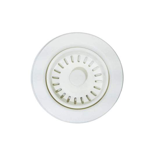 Matte Cream Kitchen Sink Waste without Overflow