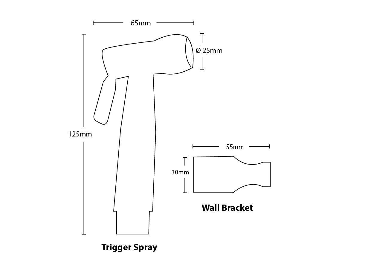 Trigger Spray with Anti-Burst Hose/Dual Check Valve Matte Black - Matte Black