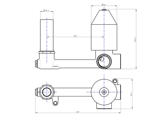 Universal Multifit Wall Mixer and Spout In Wall Body