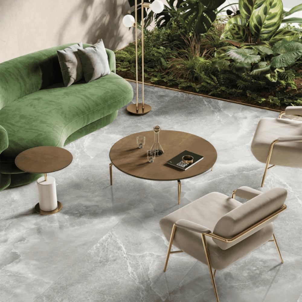 ONYX SERIES - LIGHT GREY POLISHED Finish - 600X1200 | 1.44 SQM / 2 PCS PER BOX