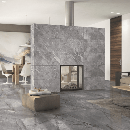 MISTERY SERIES - DARK GREY FELLTEC Finish - 600X1200 | 1.44 SQM / 2 PCS PER BOX