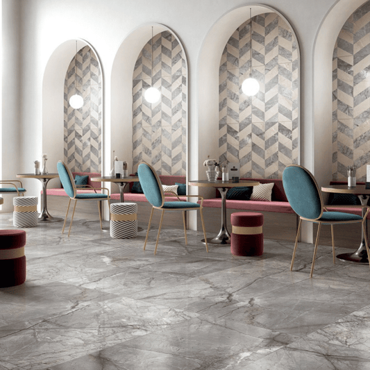 SILVER ROOT SERIES - LIGHT GREY SATIN Finish - 750X1500 | 2.25 SQM / 2 PCS PER BOX