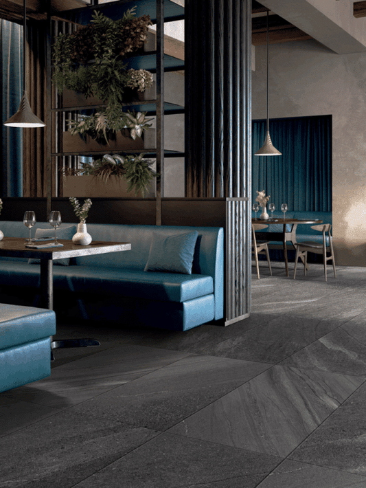 CREST SERIES - DARK GREY FELLTEC Finish - 300x600 | 1.44 SQM / 8 PCS PER BOX