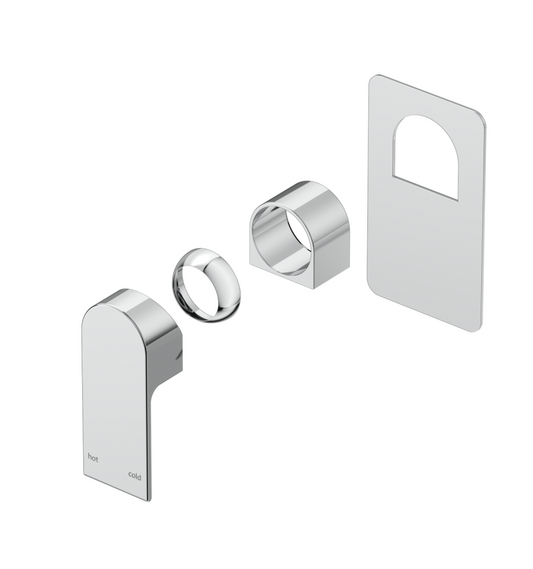 Beki Shower Mixer - Square - TRIM KIT - Chrome