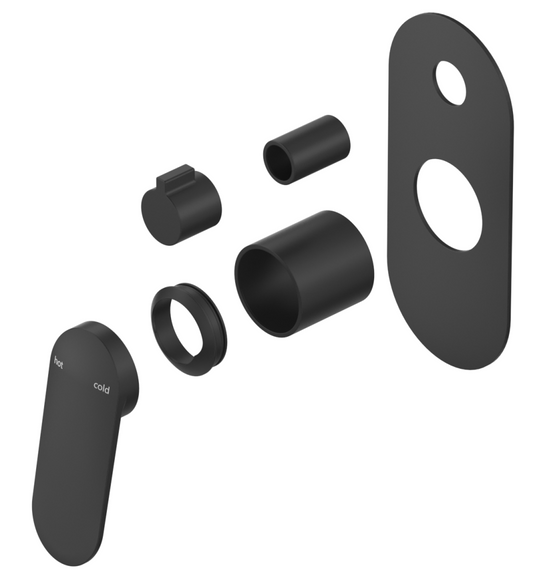Lantra Mixer Diverter - 1P - TRIM KIT - Black
