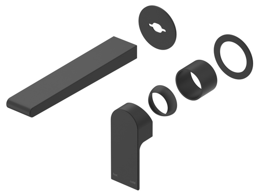 Eleniko Wall-Spout Combo - 2P - TRIM KIT - Black