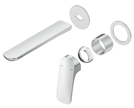 Kaza Wall-Spout Combo - 2P - TRIM KIT - Chrome