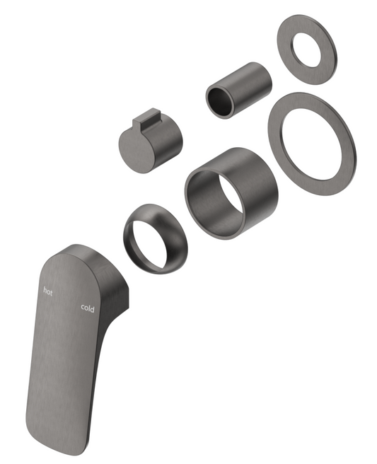Kaza Mixer Diverter - 2P - TRIM KIT - Gunmetal