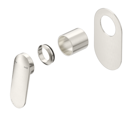 Lantra Shower Mixer - Oval - TRIM KIT - Brushed Nickel