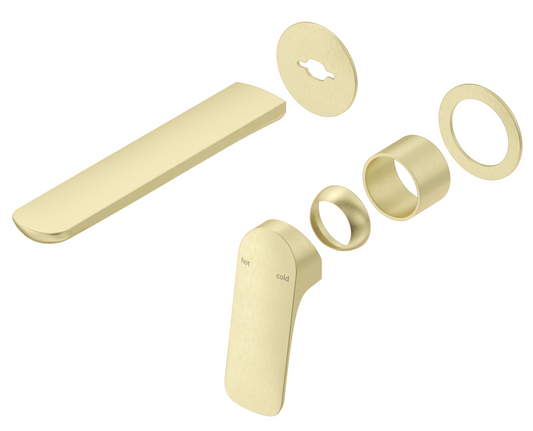 Kaza Wall-Spout Combo - 2P - TRIM KIT - French Gold