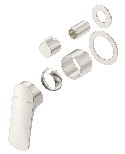 Kaza Mixer Diverter - 2P - TRIM KIT - Brushed Nickel