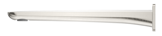 Kaza Bath Spout - 220mm - Brushed Nickel