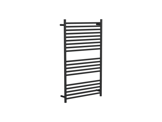 Allegra 19 Bar Wide Heated Towel Rail - Matte Black