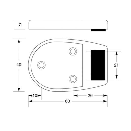 Xcel Series Bumper – Concealed - With Screw Fixings