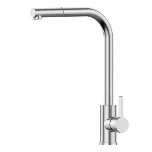 XCLAIMER Stainless Steel Straight neck XPRESSFIT retractable mini pull out mixer Satin