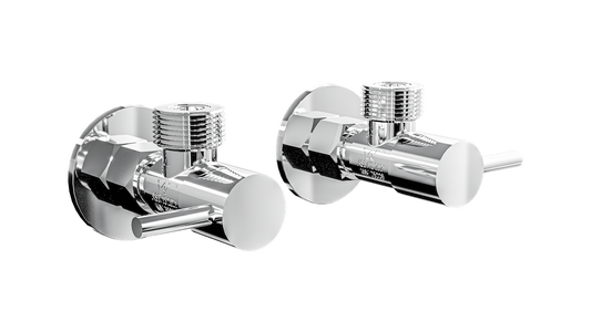 Zarah Easy Turn Washing Machine Taps - Chrome