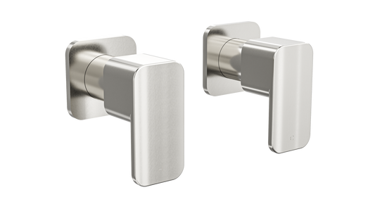 Zia Wall Top Assemblies - Brushed Nickel