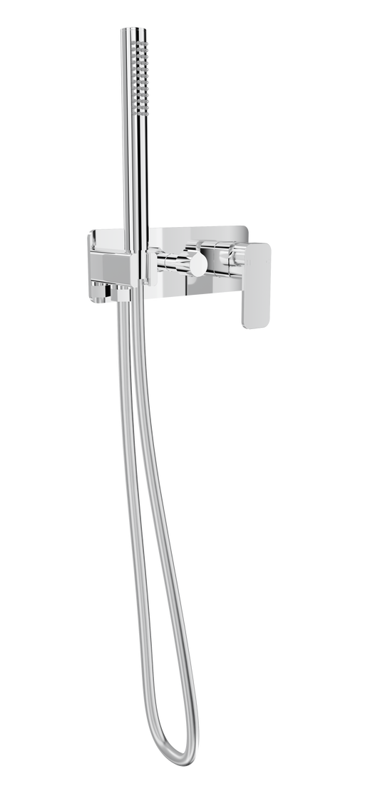 Zia Wall Mixer with Hand Shower - Chrome