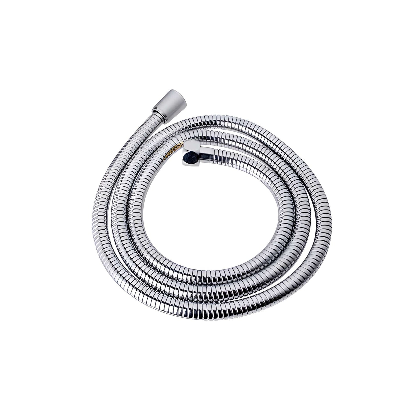 Chrome/Brass 1.5M Double Interlocking Hose - Brass