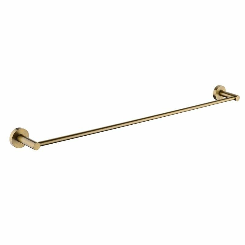 LUCID PIN Series Brushed Brass Single Towel Rack Rail 900mm